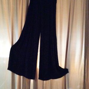 XCVI BLACK brocade liteweight pants